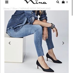 Nina black heels